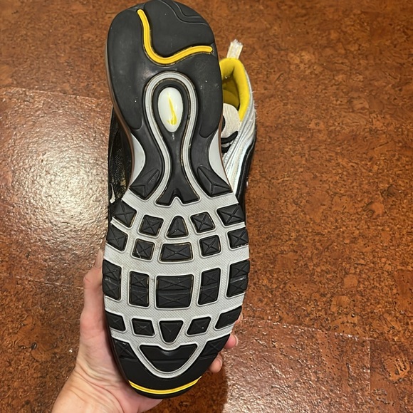 Nike Airmax 97 black yellow size 11.5 - Picture 3 of 8